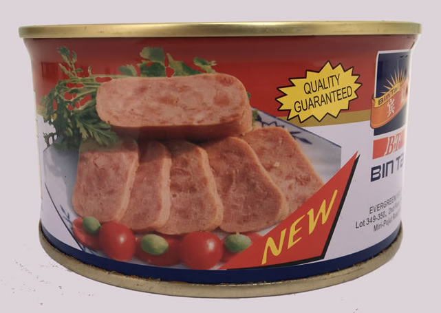 宾太牌360G优质火腿午餐肉罐头